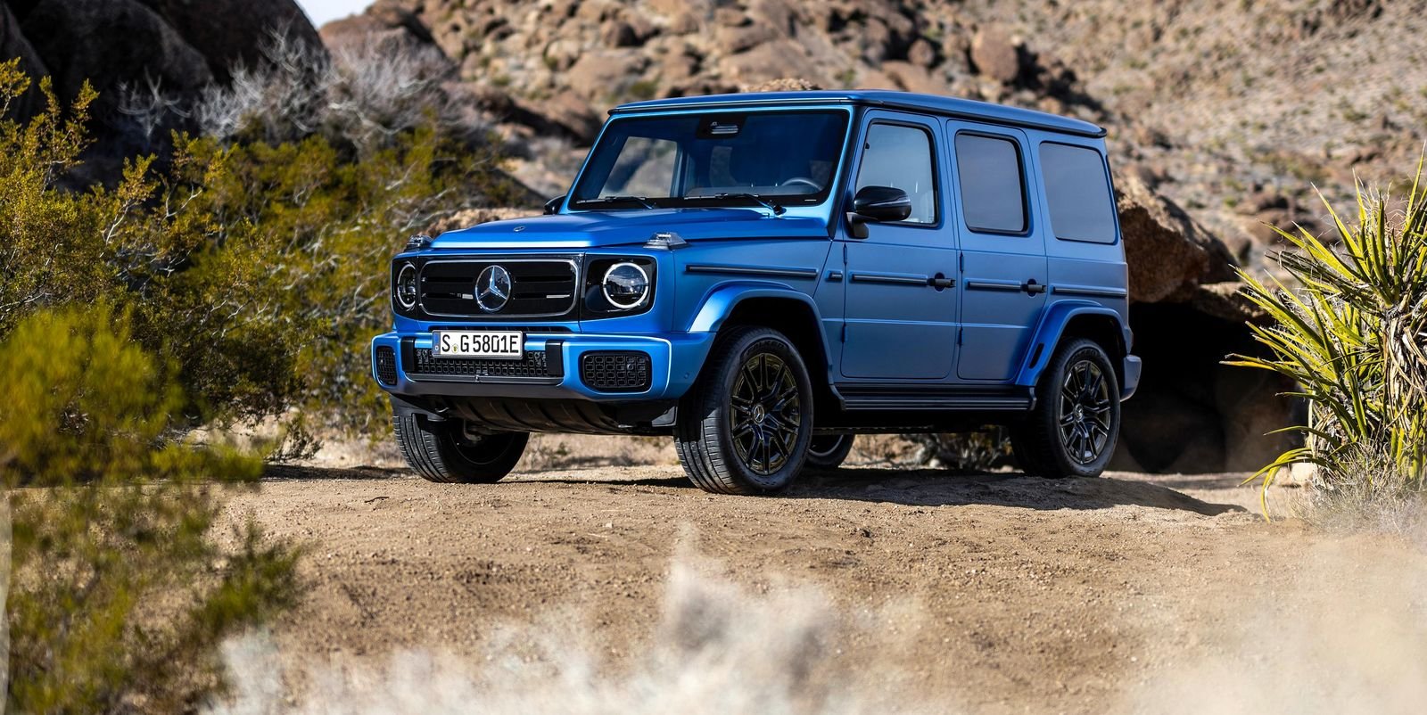 Mercedes G-Class Switches to Electric Power But Maintains Its Blocky Shape
